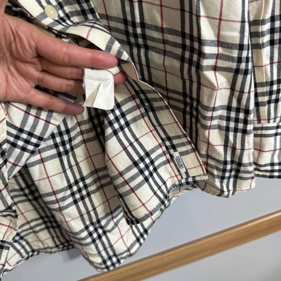 Burberrys Nova Check and Plaid Button-Up Shirt in Size Medium - Picture 11 of 15